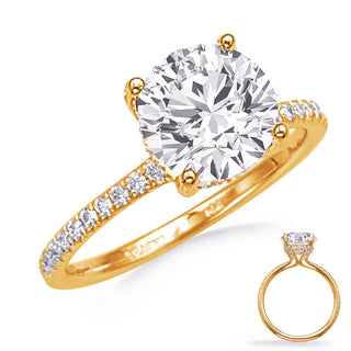 Halo - Hidden Engagement Ring EN8422-8.2MRDYG