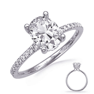 Halo - Hidden Engagement Ring EN8422-8X6OVWG