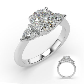 Pear Shape Engagement Ring EN8432-2WG