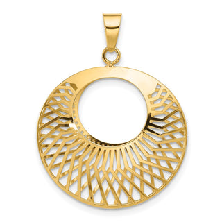 Unisex 14K Gold Pendant LF1749