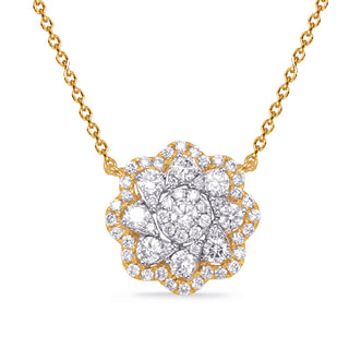 Flower Necklace N1244YW