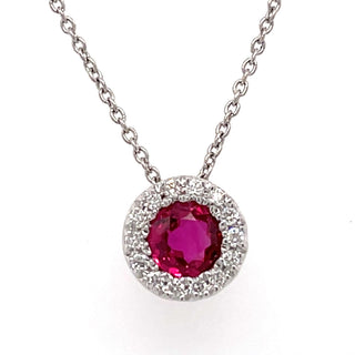 Ruby Necklace N1256-RWG