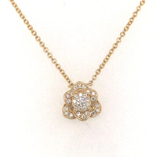 Flower Necklace N1258YG