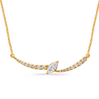 Diamond Necklace N1294YG