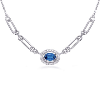 Sapphire Necklace N1319-SWG