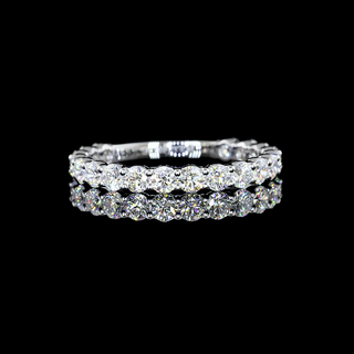 3/4 Band Round 1cts 14K White Gold Eternity Band EB796