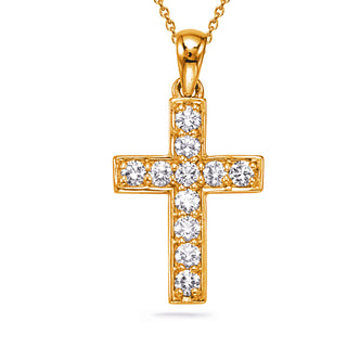 Crosses Pendant P2242YG