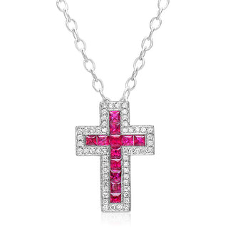 Crosses Pendant P2953-RWG