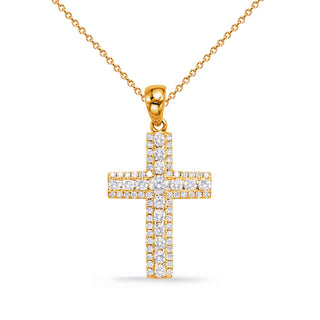 Crosses Pendant P3321YG