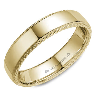 Rope Contemporary Wedding Band WB-007