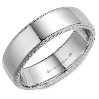 Rope Contemporary Wedding Band WB-007