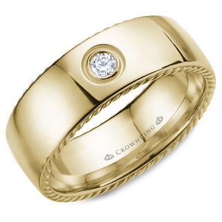 Rope Stackable Wedding Band WB-016