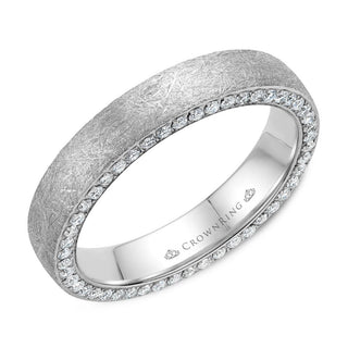 Diamond 4mm Wedding Band WB-022D4W