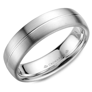 Carved 6mm Wedding Band WB-037C6W