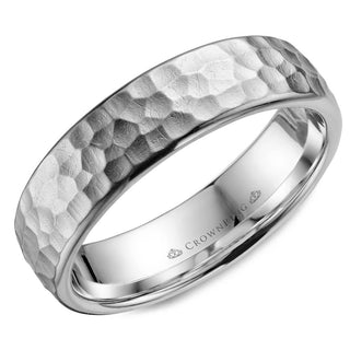 Carved 6mm Wedding Band WB-038C6W