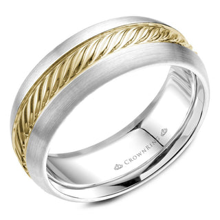 Rope Modern Wedding Band WB-060