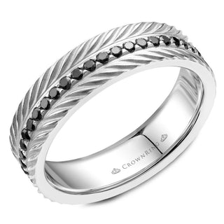 Rope Milgrain Wedding Band WB-061