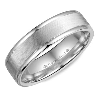 Carved Contemporary Wedding Band WB-6925