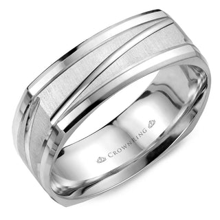 Carved 7mm Wedding Band WB-7909