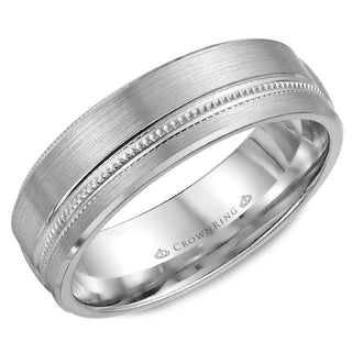 Carved 6.5mm Wedding Band WB-7919