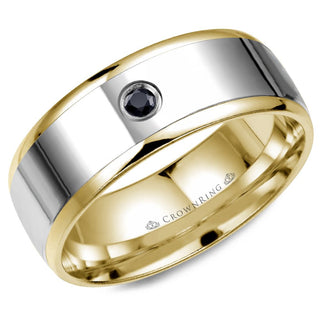 Diamond 8mm Wedding Band WB-7972