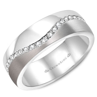 Diamond 6mm Wedding Band WB-8033