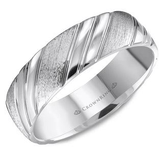 Carved Classic Wedding Band WB-8051