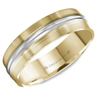 Carved Contemporary Wedding Band WB-8087