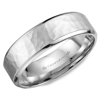 Carved Contemporary Wedding Band WB-8140