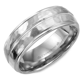 Carved Contemporary Wedding Band WB-9051