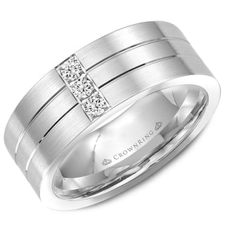 Diamond 8mm Wedding Band WB-9110