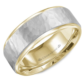 Carved Contemporary Wedding Band WB-9300