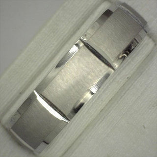 Carved Contemporary Wedding Band WB-9410