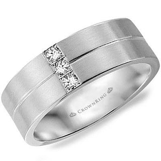 Diamond 8mm Wedding Band WB-9457