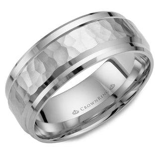 Carved Contemporary Wedding Band WB-9550