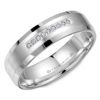 Diamond 6mm Wedding Band WB-9612