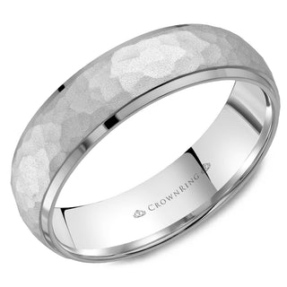 Carved Contemporary Wedding Band WB-9918