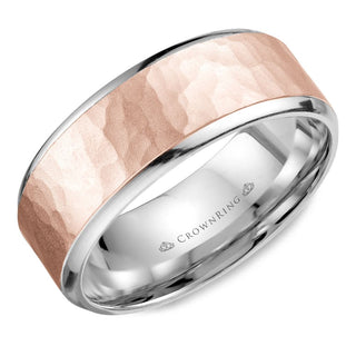 Carved Contemporary Wedding Band WB-9968