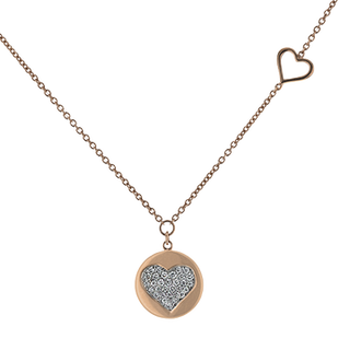 Zeghani Ladies 14k Rose Gold Pendant ZP914