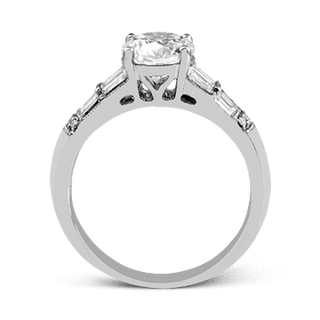 Zeghani Ladies 14k White Gold Engagement Ring ZR1164