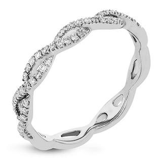 Zeghani Ladies 14k White Gold Engagement Ring ZR1449