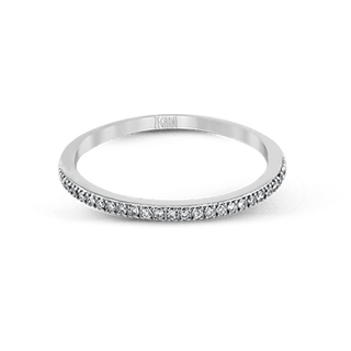 Zeghani Ladies 14k White Gold Engagement Ring ZR260