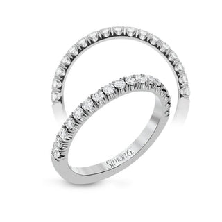 Anniversary Ring In 18k White Gold With Diamonds LP2342