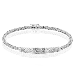 BANGLE IN 18K WHITE GOLD WITH DIAMONDS LB2231