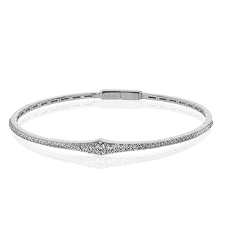 Bangle in 18k White Gold with Diamonds LB2310