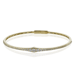 Bangle in 18k White Gold with Diamonds LB2310