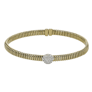 BANGLE IN 18K WHITE GOLD WITH DIAMONDS LB2398