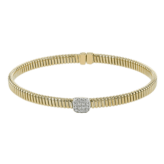 BANGLE IN 18K WHITE GOLD WITH DIAMONDS LB2399