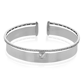 BANGLE IN 18K WHITE GOLD WITH DIAMONDS LB2401