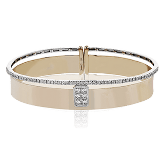 BANGLE IN 18K WHITE/ROSE GOLD WITH DIAMONDS LB2405